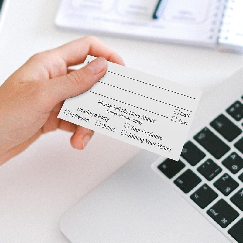 100 قطعة من تذاكر السحب الفارغة للمسابقات والفعاليات وجمع التبرعات - جمع المعلومات بسهولة - Image 5