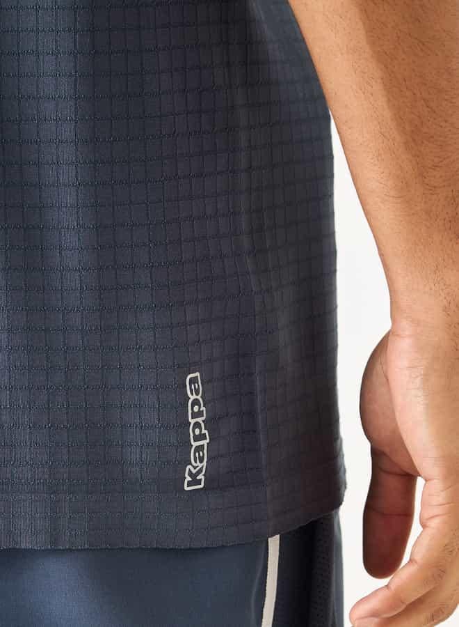 كابا تيشيرت بارز الملمس بأكمام قصيرة من كابا - Image 4