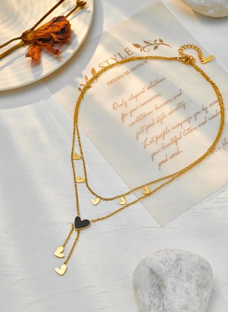 NEW STYLE Elegant Gold Stainless Steel Necklace For Women - Image 2