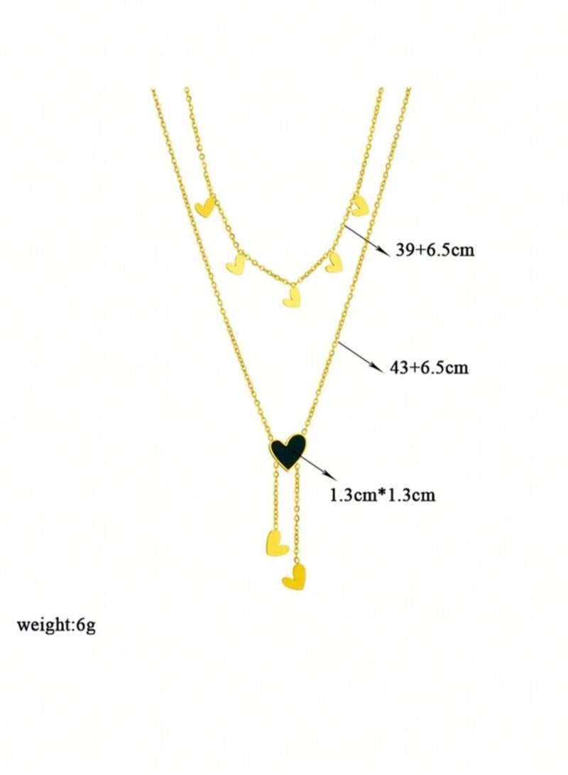 NEW STYLE Elegant Gold Stainless Steel Necklace For Women - Image 4