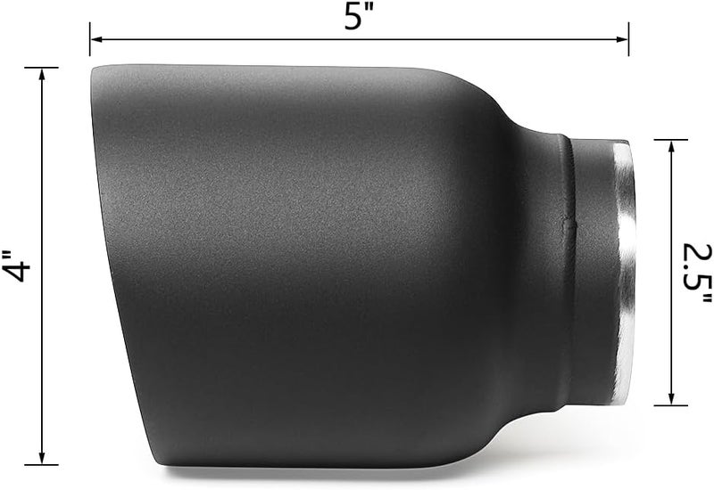 LCGP Double Wall Angle Cut Exhaust Tip - Image 2