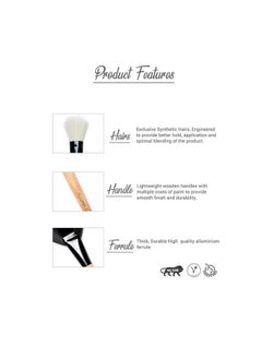 allure allure Classic Pack Of 5 Makeup Brush  - Image 2