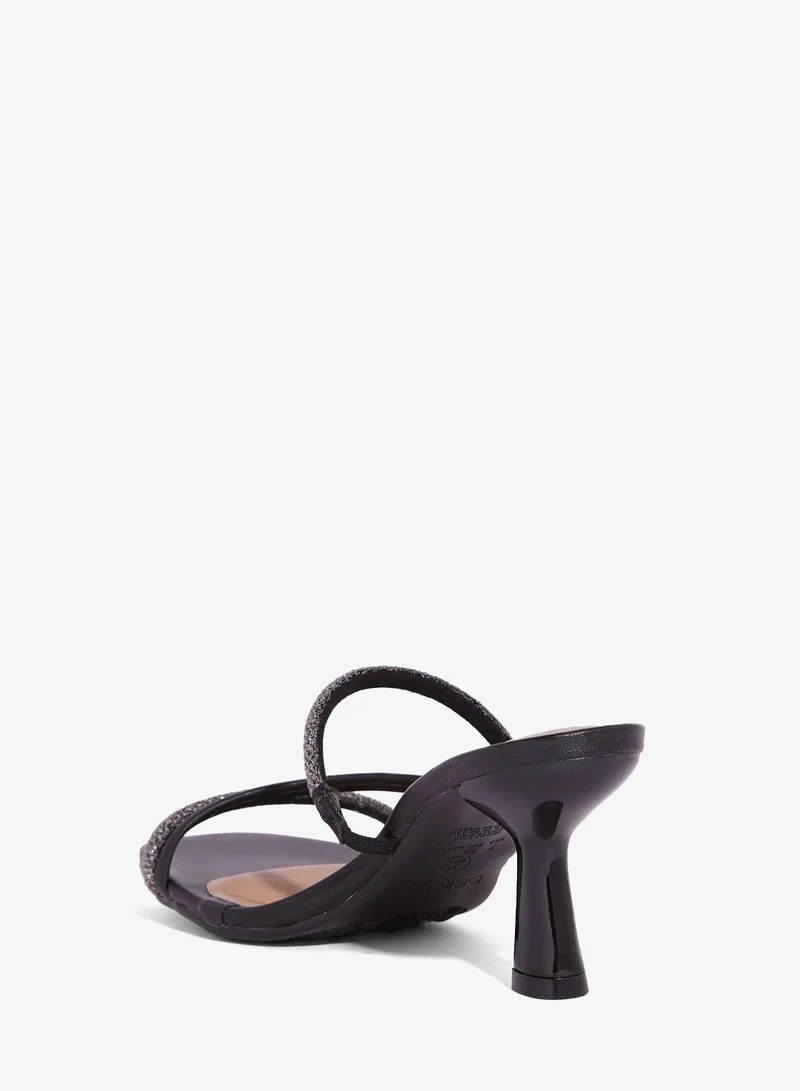 Beira Rio Black Block Heel Sandals for Women – Stylish Ladies Heels Sandals for Everyday Wear for Women | Best Price UAE