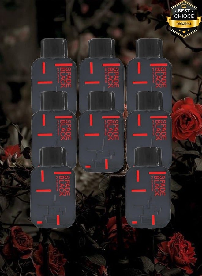 Rosella 8 Pieces Spade Black Perfume For Unisex 100ml EDP - Image 1
