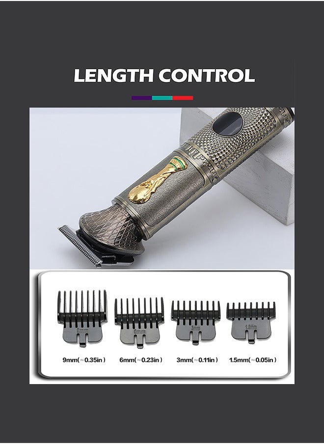 LAC - Hair Clippers Cord Cordless Hair Trimmer Professional Haircut Kit Rechargeable LED Display - Image 1