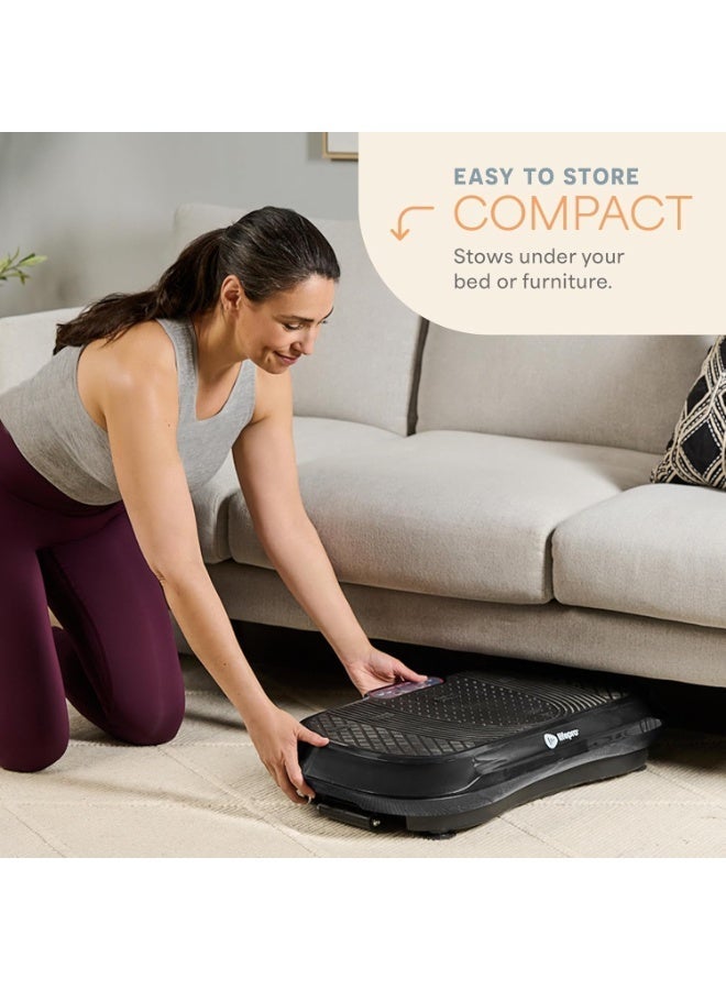 LifePro Waver Vibration Plate Exercise Machine - Whole Body Workout Vibration Fitness Platform w/ Loop Bands - Home Training Equipment for Weight Loss & Toning - Image 5