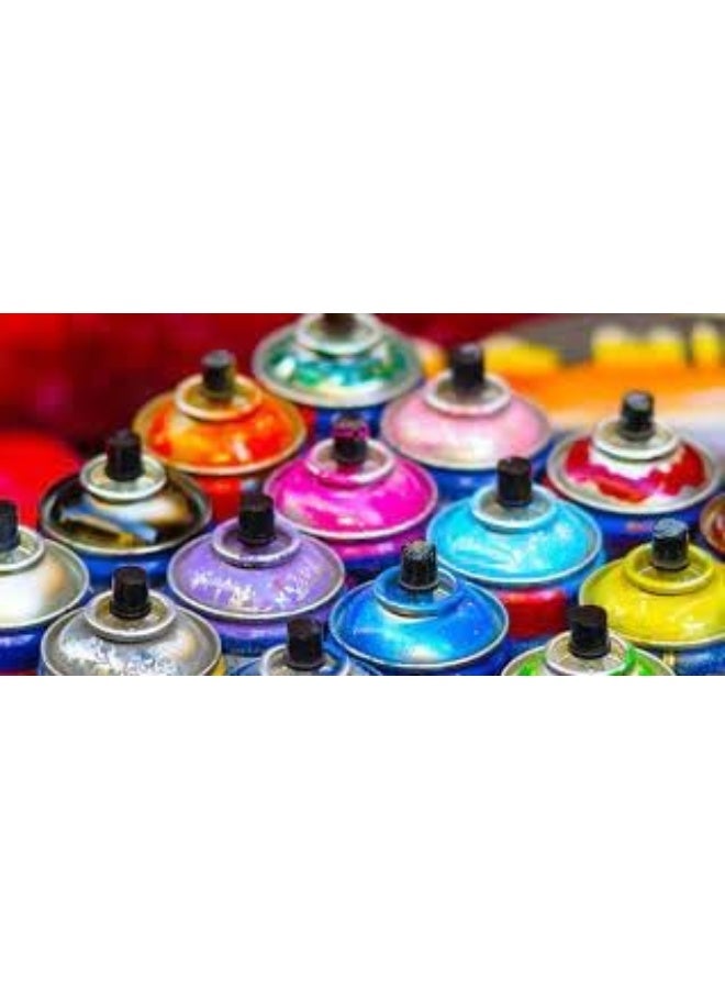 HASANAT ESSENTIALS دهان رذاذ أسماكو سريع الجفاف لامع عالي الجودة داخلي خارجي خشب بلاستيك معدن سيارات 400 مل (أزرق فاتح) - Image 3