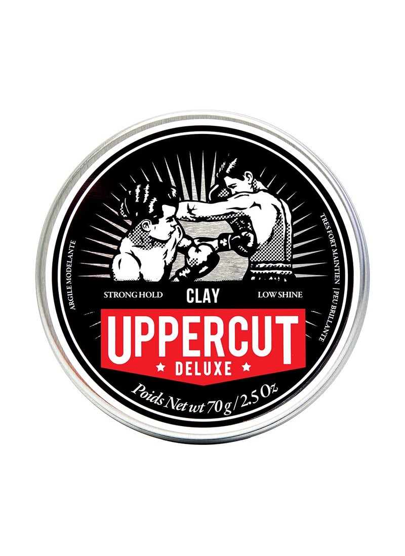Uppercut Deluxe - Uppercut Deluxe Clay, Strong Hold, Low Shine, 2.5 Ounces - Image 1