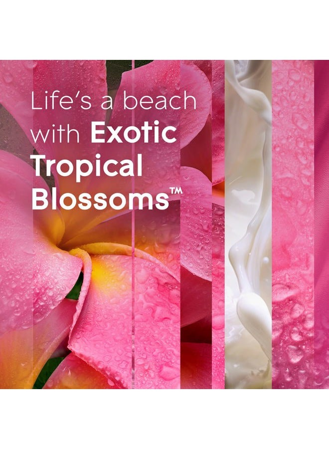 Glade عبوات إعادة تعبئة معطر الهواء، زيوت عطرية وأساسية للمنزل والحمام، أزهار استوائية غريبة، 3.35 أونصة سائلة، 5 قطع - Image 3