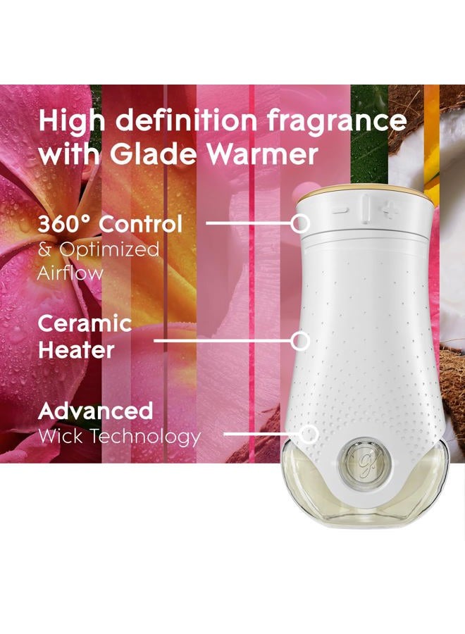 Glade عبوات إعادة تعبئة معطر الهواء، زيوت عطرية وأساسية للمنزل والحمام، أزهار استوائية غريبة، 3.35 أونصة سائلة، 5 قطع - Image 5