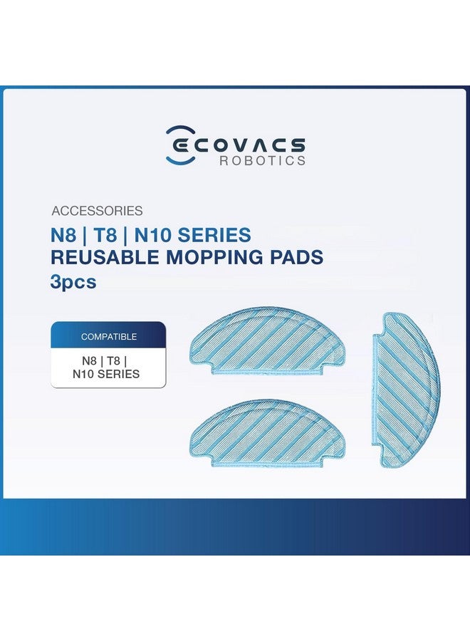 ECOVACS Original Accessory Robotic (Reusable Mopset | N8 / T8 / N10 Series), Black - Image 2