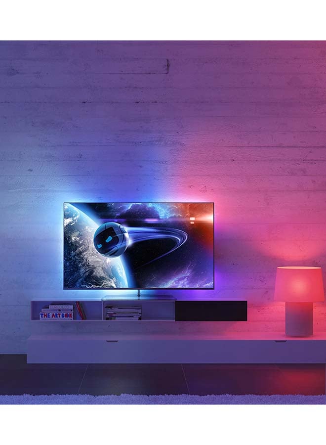 دي إل سي  مجموعة شرائط إضاءة LED متغيرة الألوان 4 قطع مع جهاز تحكم عن بعد - Image 2