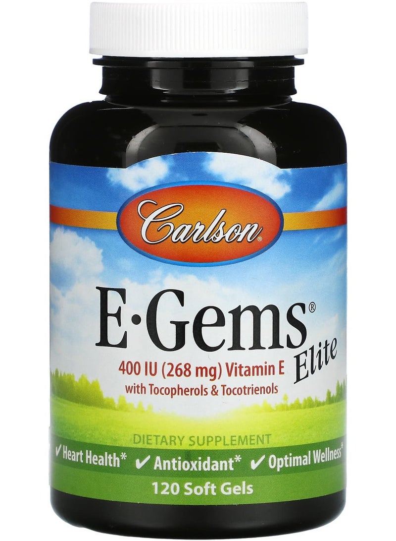 إي-جيمز إلت، فيتامين E، 268 ملغ (400 وحدة دولية)، 120 كبسولة لينة
