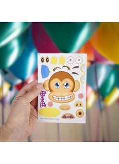 Kicko Kicko Make-a-Zoo Animal Sticker Book -12 Pack - Stickers for Kids - Useful in Arts, Parties, Birthdays, Party Favors, Crafts, School, Daycare, Christmas  - Image 2