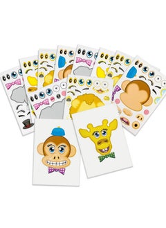 Kicko Kicko Make-a-Zoo Animal Sticker Book -12 Pack - Stickers for Kids - Useful in Arts, Parties, Birthdays, Party Favors, Crafts, School, Daycare, Christmas  - Image 1