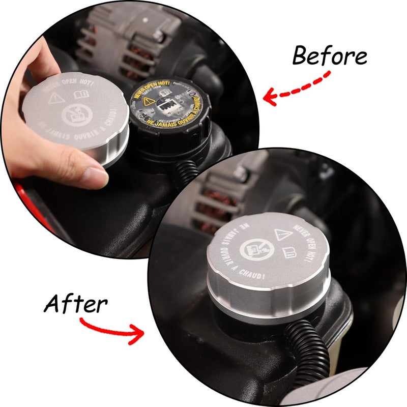 Moittellc Engine Cap Cover Set for Chevy Corvette C6 (2005-2013) - 5PCS Aluminium Alloy - Image 2