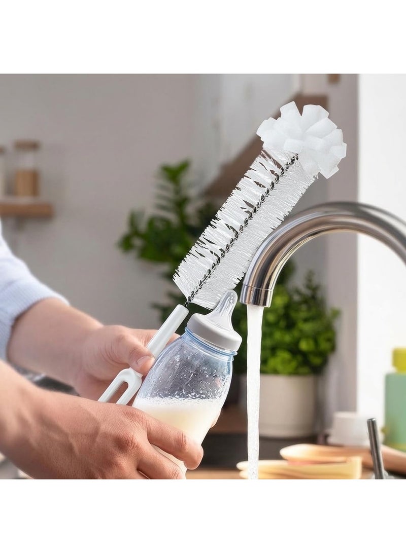 Deep Bottle and Cup Cleaning Brush | Washing Tool for Narrow Spaces and Deep Vessels – Durable Bristles for Removing Residue – Practical Kitchen Tool for Cleaning Drinkware - Image 4