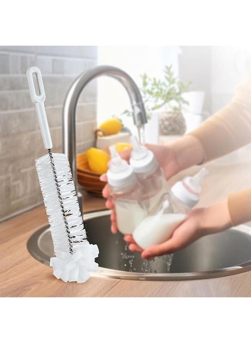 Deep Bottle and Cup Cleaning Brush | Washing Tool for Narrow Spaces and Deep Vessels – Durable Bristles for Removing Residue – Practical Kitchen Tool for Cleaning Drinkware - Image 2