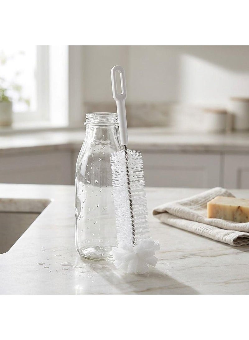 Deep Bottle and Cup Cleaning Brush | Washing Tool for Narrow Spaces and Deep Vessels – Durable Bristles for Removing Residue – Practical Kitchen Tool for Cleaning Drinkware - Image 3