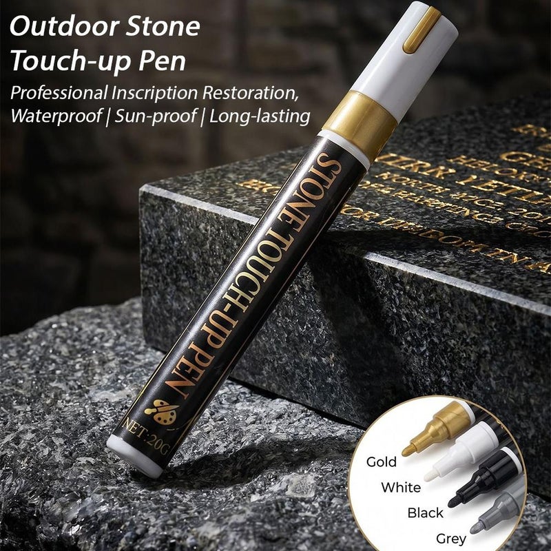 Cross-border best-selling inscription and stone tablet repair paint, tracing pen, waterproof and colorfast, large capacity 3mm marker. - Image 2