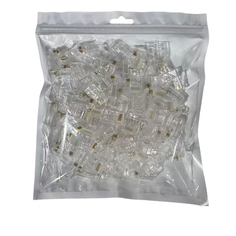 75pcs Cat6 RJ45 Connectors EZ Ethernet Ends for Solid Stranded UTP Cable - Image 1