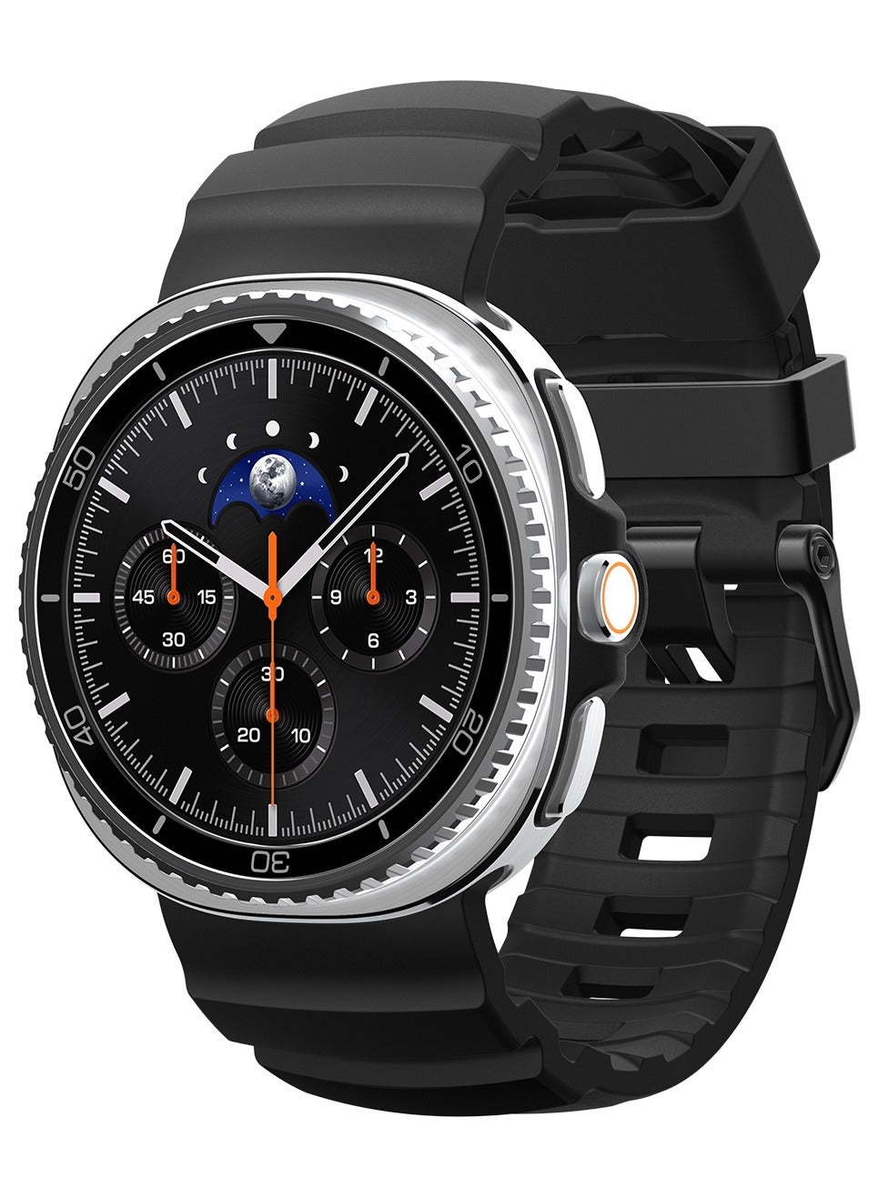 Spigen WBS2 Band for Galaxy Watch 8 series Compatible with Samsung Galaxy Watch 8 Classic 46mm, Galaxy Watch8 44/40mm (2025) Durable Silicone Sport Strap - Black