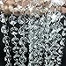 Beebel 10Pcs 33Ft Crystal Chandelier Pendants Beads Chain Parts Glass Beads Teardrop Crystal Strands for Wedding and - Image 2