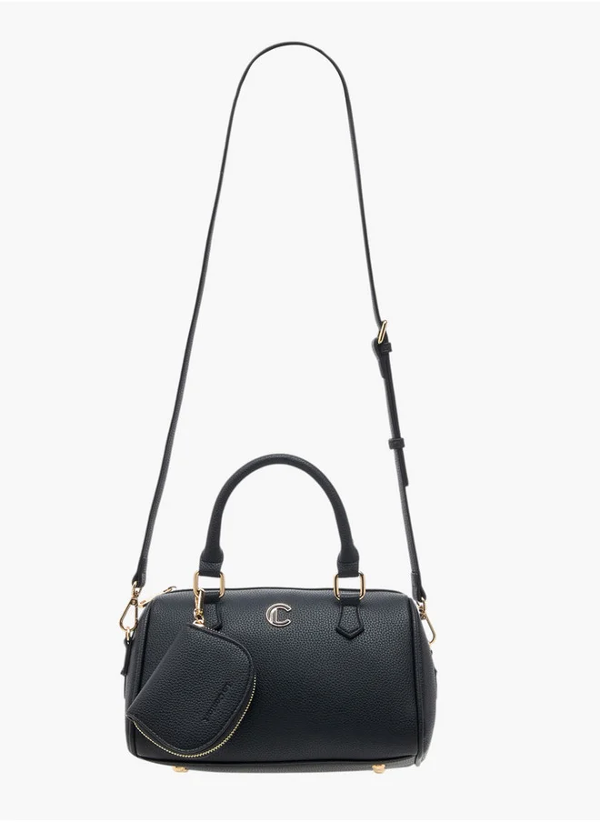 Le Confort Textured Tote Bag with Double Handles and Detachable Coin Pouch