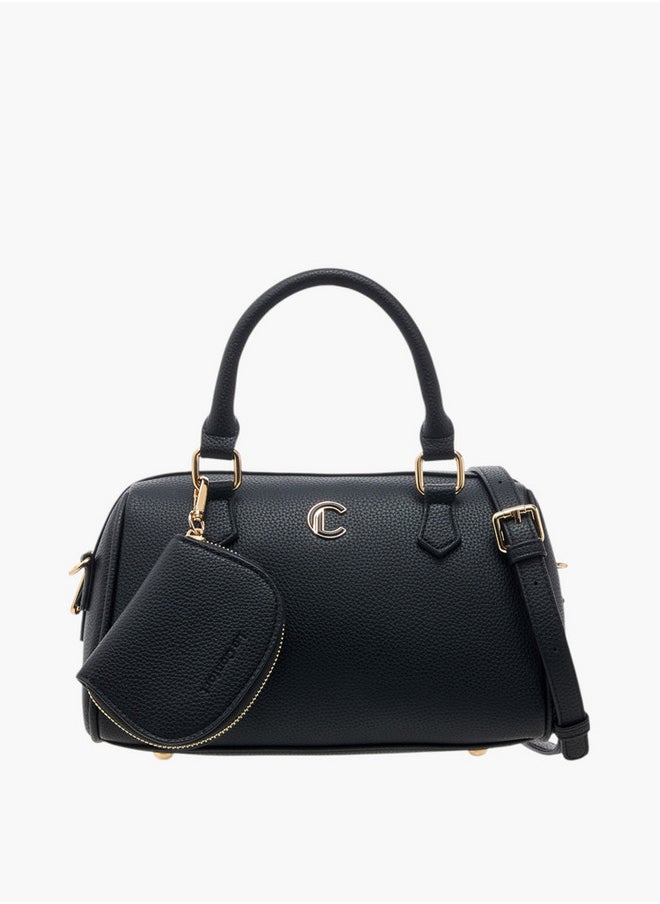 Le Confort Textured Tote Bag with Double Handles and Detachable Coin Pouch  - Image 1