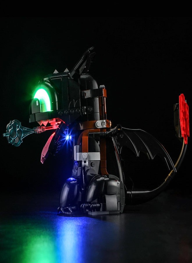 YEABRICKS LED Light for Lego-10375 Icons How to Train Your Dragon: Toothless Building Blocks Model (Lego Set NOT Included) - Image 2