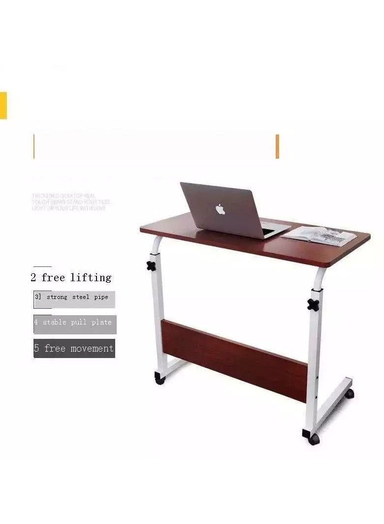 Genius multi-use table to help you save space Elegant side table will become essential in your various daily uses for working from home, when there are guests or to place some decorative pieces and flowers on it to add elegance to your home and many other uses Materials: Steel iron MDF wood Dimensions: Width 60 cm - Depth 40 cm - Height from 70 to 90 cm Multiple colors - Image 5