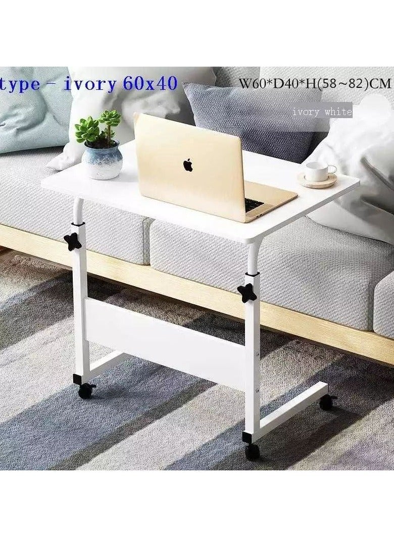Genius multi-use table to help you save space Elegant side table will become essential in your various daily uses for working from home, when there are guests or to place some decorative pieces and flowers on it to add elegance to your home and many other uses Materials: Steel iron MDF wood Dimensions: Width 60 cm - Depth 40 cm - Height from 70 to 90 cm Multiple colors - Image 4