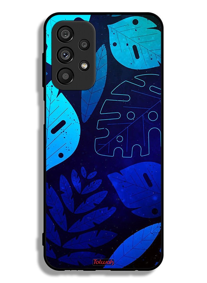 Tolwak Samsung Galaxy A23 5G Protective Case Cover Leaves Pattern - Image 1