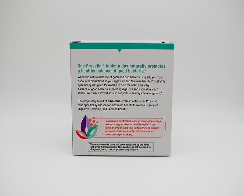 Provella Probiotic Dietary Supplement for Women Supports Digestive Feminine and Immune Health 30 Tablets - Image 2