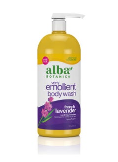 Alba Botanica Very Emollient Body Wash French Lavender 32 Oz