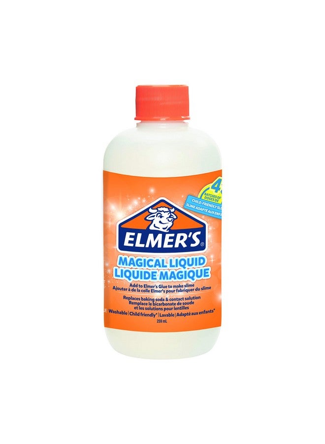 ELMER'S محلول سائل سلايم سحري لاصق، زجاجة 259 مل - ممتاز لصنع السلايم - Image 1