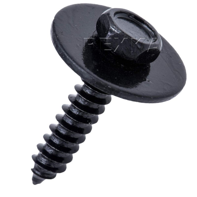 Rexka 50pcs M4.2-1.41 x 20mm Hex Head Tapping Screw for GM Jeep Wrangler 1640810 11500434 11503892 - Image 4