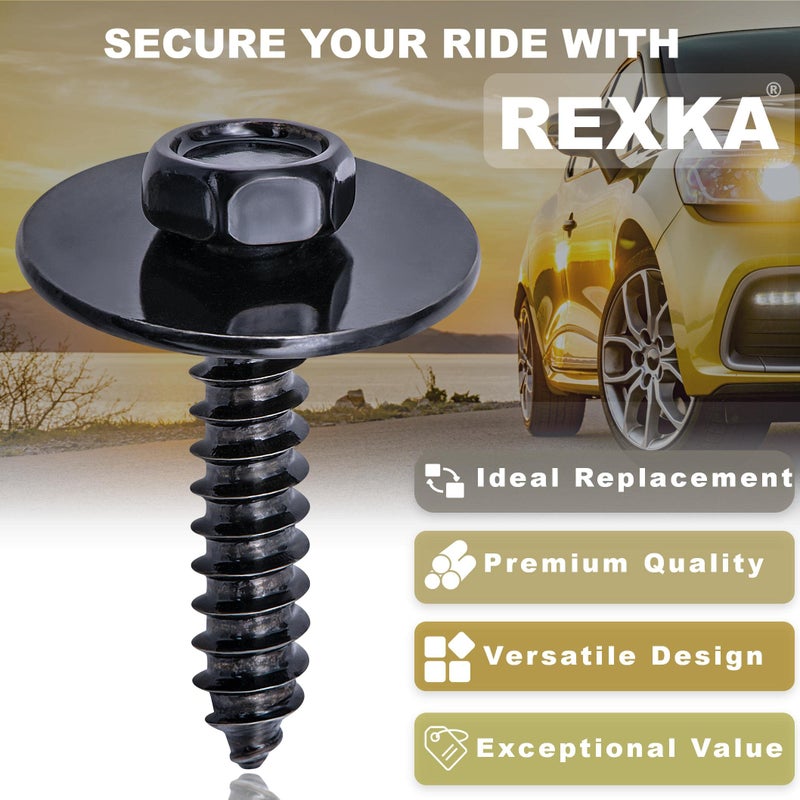 Rexka 50pcs M4.2-1.41 x 20mm Hex Head Tapping Screw for GM Jeep Wrangler 1640810 11500434 11503892 - Image 3