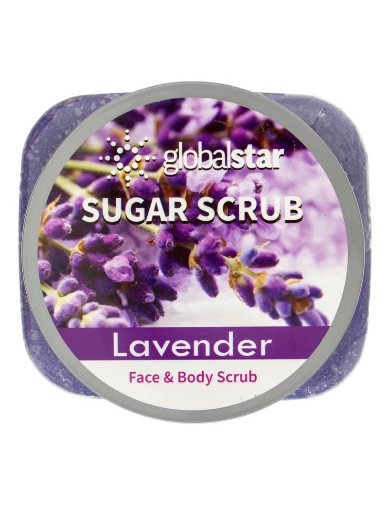 جلوبال ستار مقشر السكر للوجة والجسم باللافندر 600 مل - Image 2