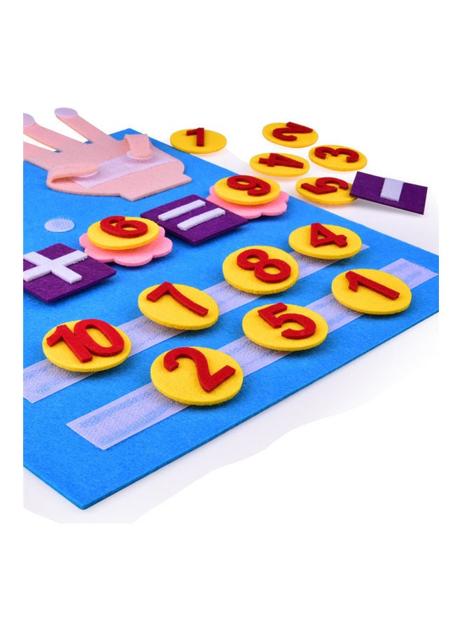 EHOME Kids Montessori Math Toys Finger Numbers Counting Set 30x30cm - Image 4