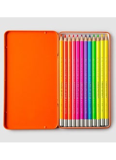 PrintWorks 12 Colour Pencils Neon Tone Theme By PrintWorks  - Image 2