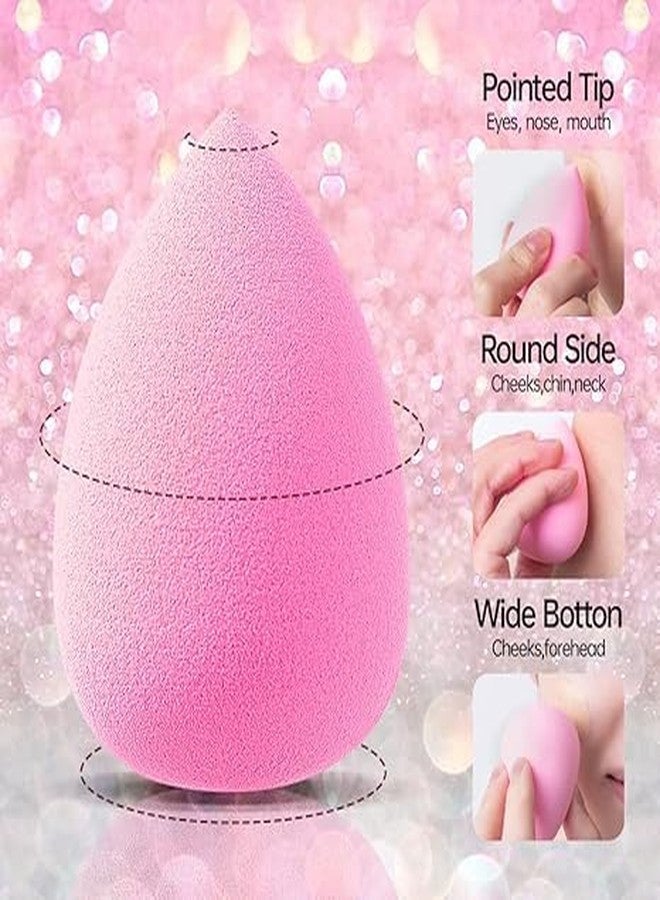 Krysnas Professional Makeup Sponge Set - Ultra‑Soft Latex‑Free Beauty Blender Puff for Powder, Liquid Foundation & Cream | Facial Makeup Tool for Wet‑Dry Application | Seamless, Streak‑Free, Full‑Coverage, Multicolor, Sensitive‑Skin Safe (ROUND [ PACK OF 6 ]) - Image 2