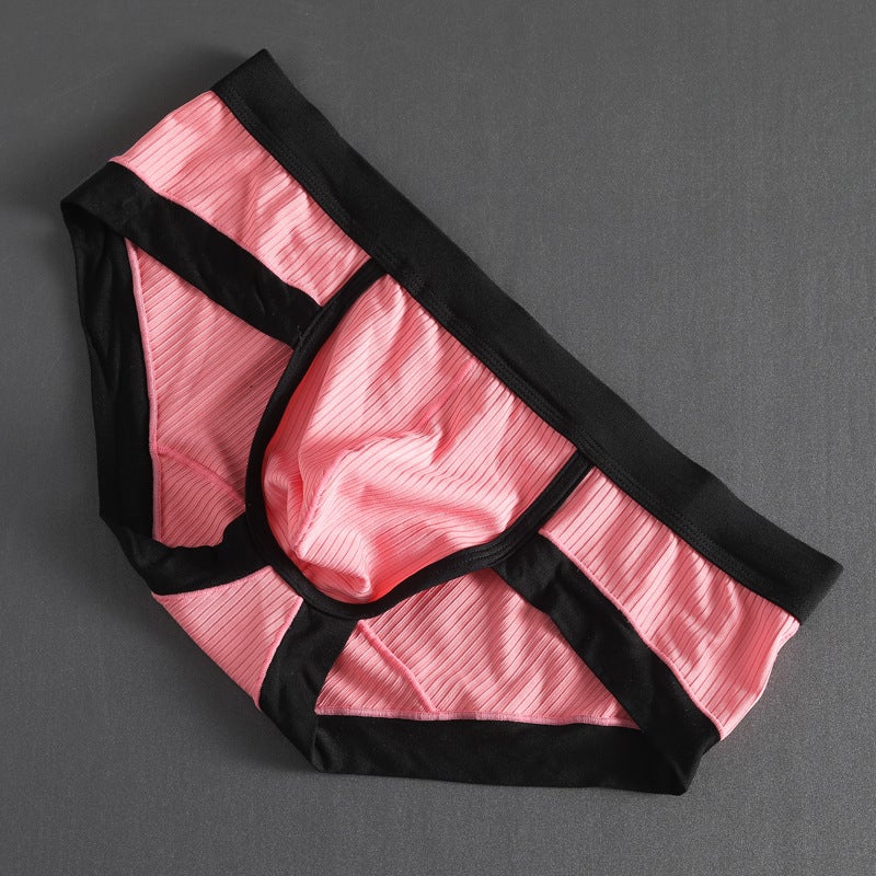Men'S Briefs Low Waist Youth Underpants High-Elastic Explosions Hip Polyester Cotton Large Bag A Generation Of Hair - Image 4