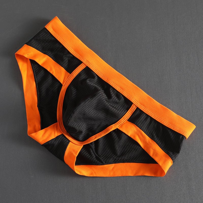 Men'S Briefs Low Waist Youth Underpants High-Elastic Explosions Hip Polyester Cotton Large Bag A Generation Of Hair - Image 3