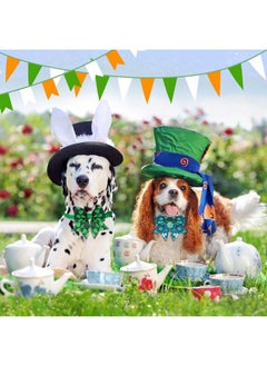 Maitys 40 Pcs St Patrick's Day Dog Bow Ties Adjustable Cat Bow Neckties Clover Pattern Puppy Dog Ties Basic Dog Collars for Festival Holiday Party Grooming Accessories - pzsku/ZE389BC7B9EC8DB9CEB08Z/45/_/1737032031/63e9382b-53d9-4159-b3b6-f68ea7cd53ba