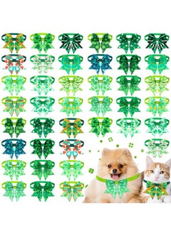 Maitys 40 Pcs St Patrick's Day Dog Bow Ties Adjustable Cat Bow Neckties Clover Pattern Puppy Dog Ties Basic Dog Collars for Festival Holiday Party Grooming Accessories - pzsku/ZE389BC7B9EC8DB9CEB08Z/45/_/1737032041/ac9e5a81-d0f8-4c97-8915-21d384956384