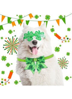 Maitys 40 Pcs St Patrick's Day Dog Bow Ties Adjustable Cat Bow Neckties Clover Pattern Puppy Dog Ties Basic Dog Collars for Festival Holiday Party Grooming Accessories - pzsku/ZE389BC7B9EC8DB9CEB08Z/45/_/1737032091/08fd4bc2-4783-46a1-8300-04d316c9dbe2