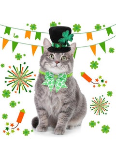 Maitys 40 Pcs St Patrick's Day Dog Bow Ties Adjustable Cat Bow Neckties Clover Pattern Puppy Dog Ties Basic Dog Collars for Festival Holiday Party Grooming Accessories - pzsku/ZE389BC7B9EC8DB9CEB08Z/45/_/1737032095/cb5afce1-1134-41a2-909c-e50cd4b5dda8