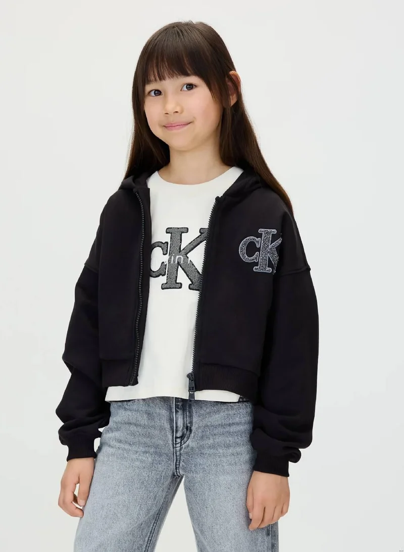 Logo Zip Up Hoodie