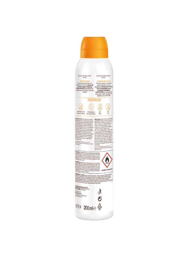Carroten Coconut Dreams Suncare Spf50 Invisible Sunscreen Spray For Body Anti-Sand Water Resistant 200 ML - Image 2